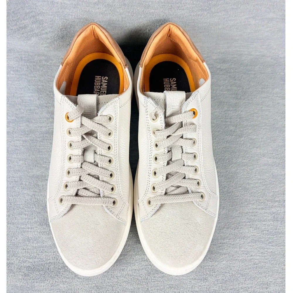 Samuel Hubbard Sunset Sneaker Womens 6 M Taupe Leather W1650-109 Womens 6 Medium